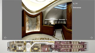 Illustration for article titled VIP Edition 787 Dreamliner Still Kicks Airbus' Butt With Style